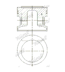 Píst NÜRAL 87-109705-20