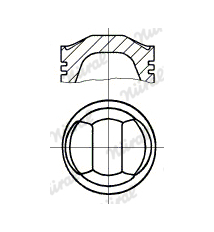 Píst NÜRAL 87-110200-40