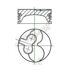 Píst NÜRAL 87-111200-00