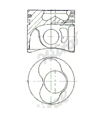 Píst NÜRAL 87-114900-40