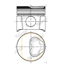 Píst NÜRAL 87-126608-00