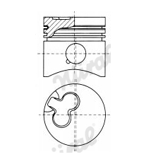 Píst NÜRAL 87-133105-00