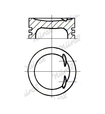 Píst NÜRAL 87-136600-00