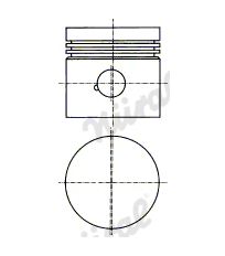 Píst NÜRAL 87-181600-00
