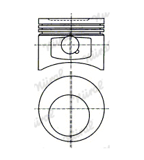 Píst NÜRAL 87-183100-00