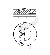 Píst NÜRAL 87-203100-00