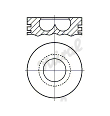 Píst NÜRAL 87-206800-30