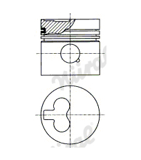Píst NÜRAL 87-207321-00