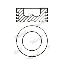 Píst NÜRAL 87-207700-00