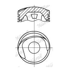 Píst NÜRAL 87-214107-00