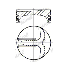 Píst NÜRAL 87-215100-10