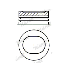 Píst NÜRAL 87-215300-10