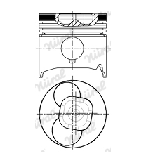 Píst NÜRAL 87-248000-00