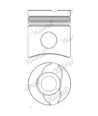 Píst NÜRAL 87-283100-40