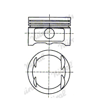 Píst NÜRAL 87-287500-00