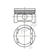 Píst NÜRAL 87-287500-40