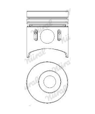 Píst NÜRAL 87-288200-10