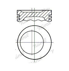 Píst NÜRAL 87-306807-40