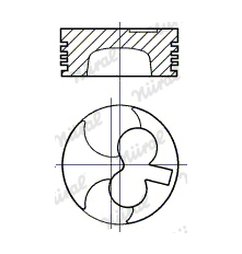 Píst NÜRAL 87-307000-20