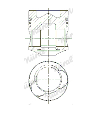 Píst NÜRAL 87-337500-30