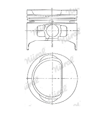 Píst NÜRAL 87-374407-00