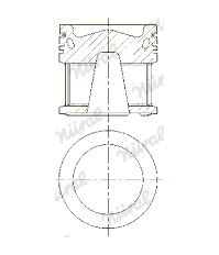 Píst NÜRAL 87-440600-00