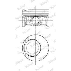 Píst NÜRAL 87-450900-00