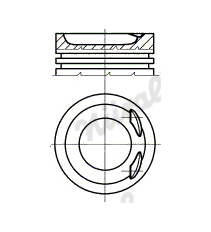 Píst NÜRAL 87-501900-00