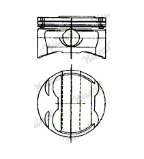 Píst NÜRAL 87-520500-00