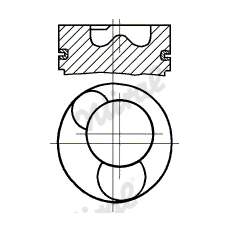 Píst NÜRAL 87-522900-30