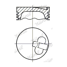 Píst NÜRAL 87-526800-00