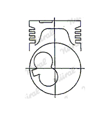 Píst NÜRAL 87-529600-00