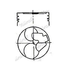 Píst NÜRAL 87-529600-10