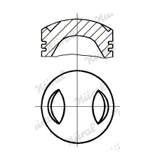 Píst NÜRAL 87-530400-00