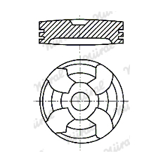 Píst NÜRAL 87-743600-00