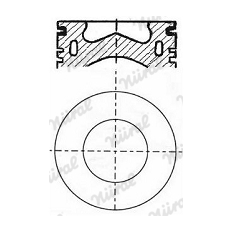 Píst NÜRAL 87-782100-10