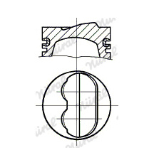 Píst NÜRAL 87-782300-00