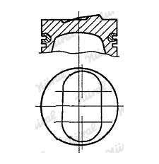 Píst NÜRAL 87-783800-00