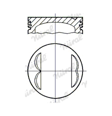 Píst NÜRAL 87-784200-00