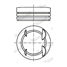 Píst NÜRAL 87-787000-00