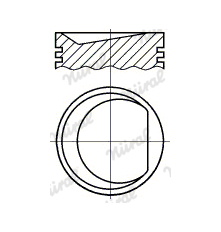 Píst NÜRAL PI1591100DP STD