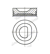 Píst NÜRAL PI1611100DP STD