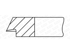 Pístní kroužek GOETZE ENGINE 1.0mm 026 FE ST