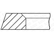 Pístní kroužek GOETZE ENGINE 1.2mm 005IF P KV1