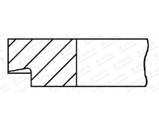 Pístní kroužek GOETZE ENGINE 1.2mm 021 NT ST