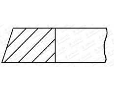 Pístní kroužek GOETZE ENGINE 1.588mm 006