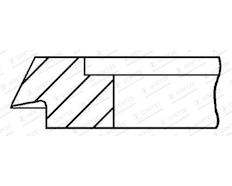 Pístní kroužek GOETZE ENGINE 1.5mm 026IW P GOE13