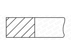 Pístní kroužek GOETZE ENGINE 1.75mm 001 CR
