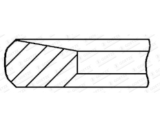 Pístní kroužek GOETZE ENGINE 2.0mm 007IFU CK P KV1