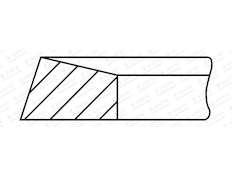 Pístní kroužek GOETZE ENGINE 2.0mm 010 CR P GOE13